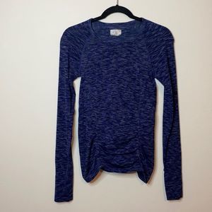 Athleta Ruched Long Sleeve Top